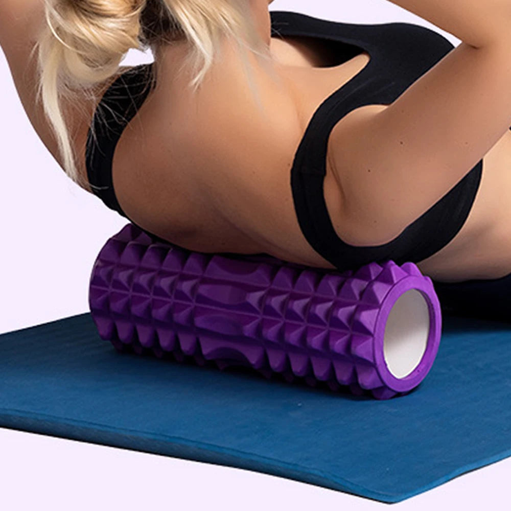 Foam Massage Roller - Hollow Yoga Column for Muscle Relief, Physiotherapy & Sports Rehab