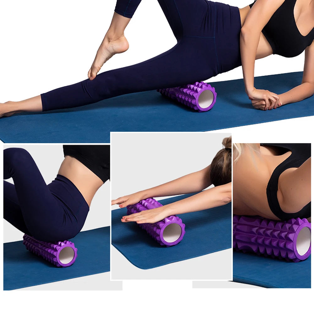 Foam Massage Roller - Hollow Yoga Column for Muscle Relief, Physiotherapy & Sports Rehab