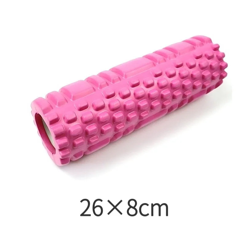 Foam Massage Roller - Hollow Yoga Column for Muscle Relief, Physiotherapy & Sports Rehab