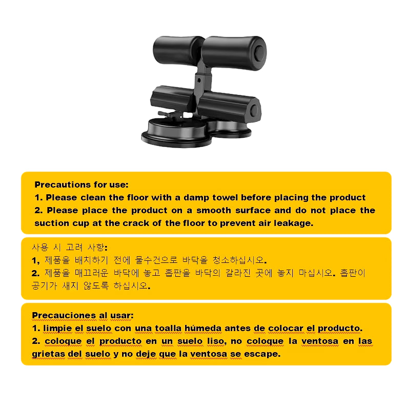 Portable Sit-Up Bar and Push-Up Assistant for Home Fitness - Strengthen Abs, Arms, Thighs, and Legs!